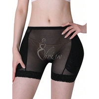 Shorts gainants rembourrés pour femme avec coussinets amovibles, rehausseur de hanches sexy, sous-vêtements amincissants ventre plat, taille haute