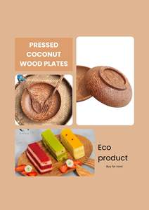 Platos de madera de coco ecológicos para una vida sostenible - Product Image 5