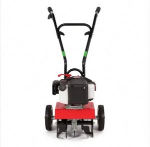 Mini-cultivateur professionnel à essence 43cc, série Elite, motoculteur de jardin 2 temps avec réglage de la profondeur de travail - Product Image 4