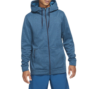 Sweat-shirt polaire zippé 100 % coton pour homme, manches longues, motif uni imprimé, streetwear d'hiver, personnalisable - Product Image 1
