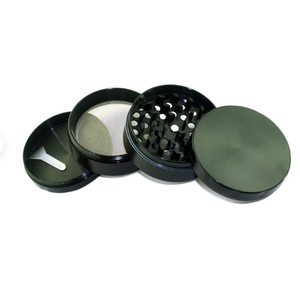 handmade natural Minimalist 3 pieces Matte Herb Grinder Aluminum herb grinder price products - Product Image 2