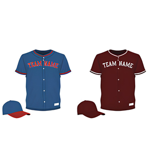 Retro Baseball Jersey <b>Vintage</b> Throwback Short Front Custom <b>Button</b> Pullover Flannel Mesh Satin Printed Heat-Transfer Printed Bulk - Product Image 4