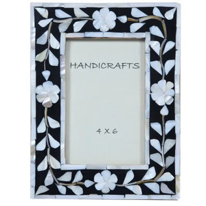 Black and <b>White</b> Stripe Metal 8x10 Handmade Photo <b>Frame</b> for Wall Mounting or Tabletop High Quality - Product Image 4