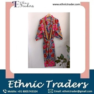 New Arrival Women's Clothing Pink Embroidery Kimono <b>Robe</b> Available at Wholesale Supply <b>Bridal</b> Kimono - Product Image 6
