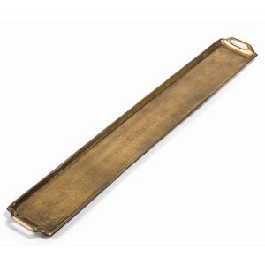 Plateaux de service décoratifs faits à la main en laiton et aluminium, finition hôtelière, pour la maison et la décoration de table - Product Image 6