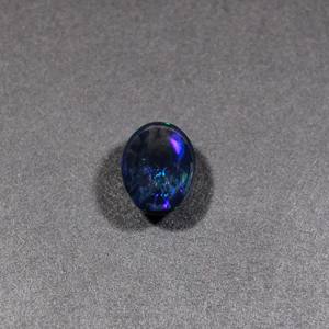 Ishu Gems - Ópalo Negro Natural de 14x10 mm, Cabujón Ovalado, 4.50 Quilates, Calidad AA, Australia, 1 Pieza de Piedra Preciosa Suelta para Joyería - Product Image 4