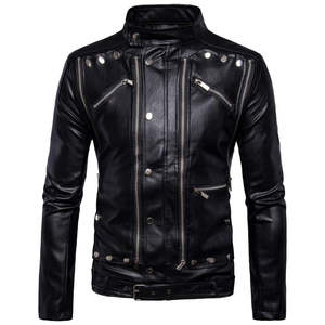 Chaqueta de Motociclismo de Cuero para Hombre, Estilo Europeo 2026, Protección para Motociclistas, Servicio OEM, Todas las Temporadas - Product Image 1