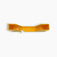 Lot de 2 boîtes de tombola promotionnelles en plastique jaune durable pour cartes et produits