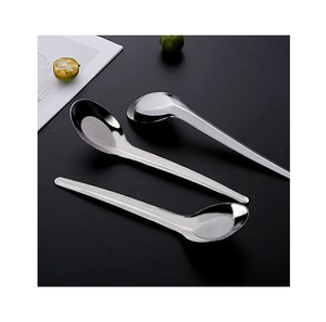 Cuillère à soupe en acier inoxydable de bonne qualité, ensemble de 3 pièces de cuillère à soupe pour dessert, dernier modèle de poignée - Product Image 6