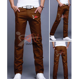 Pantalons de haute qualité pour hommes Pantalon de jogging taille moyenne en coton léger avec logo imprimé personnalisé - Product Image 4