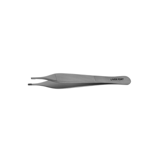 Forceps de dissection des tissus Adson Brown médicaux professionnels (9x9 dents, pointe droite régulière) Taille 12 cm/4,75 pouces Acier Certifié CE - Product Image 1