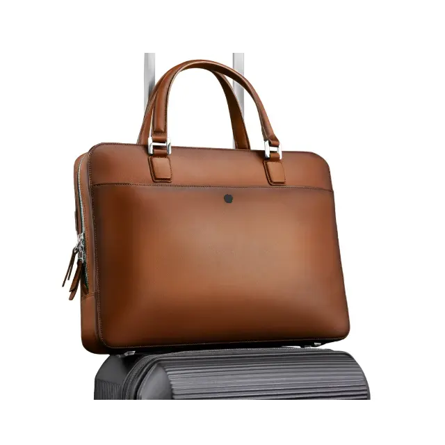 Fashionable 2022 Collection Stylish Laptop Bag With High Quality Original Leather Material Available In Affordable Prices