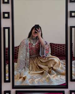 Best Selling Afghan Kuchi Dress for Women Handmade Traditional Tribal Style Lace Long Sleeves Plus Size ODM Supply for Adults - Product Image 4