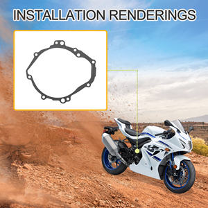 อะไหล่ปะเก็นฝาครอบล้อตุนกำลังสเตเตอร์รถจักรยานยนต์สำหรับ <span class=keywords><strong>Suzuki</strong></span> GSXR1000 <span class=keywords><strong>GSX</strong></span>-<span class=keywords><strong>R1000</strong></span> <span class=keywords><strong>K9</strong></span> - Product Image 6