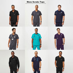 Uniforme Médico Personalizable para Mujer, Conjunto de Uniforme de Enfermería Moderno, Pantalones Deportivos, Tejido de Punto para Hospitales - Product Image 2