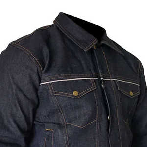 Nouveautés Mode Casual Confortable Veste en jean à logo personnalisé et manches longues pour homme Prix de gros Veste en jean pour homme - Product Image 4