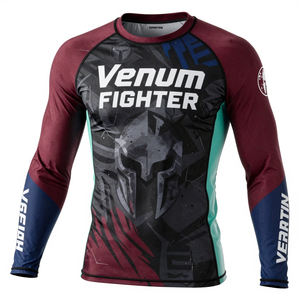Camiseta de Compresión Deportiva Personalizada para Hombre, Manga Larga, Secado Rápido, Fabricante de Ropa Deportiva, Pedidos al por Mayor, Camiseta de Compresión Venum Fighter - Product Image 2