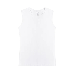 Camiseta sin mangas de algodón Saleh Enterprises Relax Fit para hombre, estilo urbano, ligera, transpirable, ideal para el gimnasio en verano. - Product Image 1