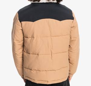 Toutes les couleurs solides Adulte Hiver Chaud Manteau à capuche col montant Puffer Jacket Waterproof Outwear High Street Casual Slim Zipper - Product Image 1