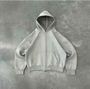 Sweat à capuche confortable coupe classique avec logo personnalisé en molleton épais pour homme et unisexe, sweat-shirt d'hiver vierge, sweats à capuche oversize - Product Image 3