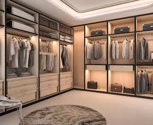 Enblr proporciona muebles de dormitorio de alto brillo hechos a medida, sistema de armario inteligente con organizador de ropa para uso en el dormitorio - Product Image 4