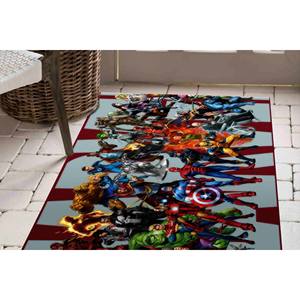 Tapis imprimé Marvel Superhero - Design Iron Man pour enfants et bureau, tapis en chenille - Product Image 3