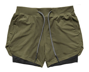 กางเกงบาสเก็ตบอลคุณภาพสูง แห้งเร็ว 100% โพลีเอสเตอร์ แบบสั้น สั่งทำได้ ไซส์ใหญ่ ระบายอากาศได้ดี - Product Image 1