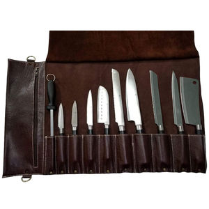 Bolsa de Almacenamiento para Cuchillos de Cuero Resistente con Diseño Protector para Uso en el Hogar y Viajes, Opciones Personalizables - Product Image 4