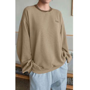 Sudaderas de algodón 100% para mujer hechas a medida Nuevo color sólido liso con logotipo frontal para invierno - Product Image 1