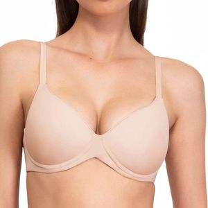 Sujetador inalámbrico para mujer Copas graduadas Microfibra semibrillante Ajuste suave y de apoyo - Product Image 2