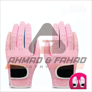 Gants de golf en peau de mouton véritable de qualité supérieure avec logo personnalisé poignées en cuir PU respirant pour une utilisation sportive vente en gros - Product Image 5