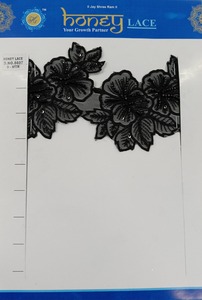 Exquisito colorido floral bordado encaje ajuste estilo de lujo patrones detallados vestidos de novia DIY artesanía proyectos Alta Costura moda - Product Image 2