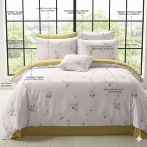 Ensemble de draps et de taies d'oreiller en polyester 100% doux, respirant, uni, de luxe, taille Queen, pour hôtel et usage domestique, 400TC - Product Image 5