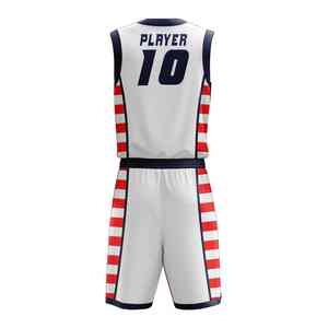 Ensemble d'uniformes de basket-ball logo personnalisé fournisseur d'usine impression par sublimation matériau flexible respirant pour compétition par équipes - Product Image 2