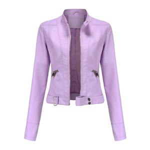 Vente en gros de vestes en cuir à manches longues pour femmes blouson d'hiver vêtements de fête et de travail décontractés veste d'extérieur habillée de voyage - Product Image 5