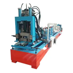 Full Automatic CZ Purlin Profile Light Gauge Steel Frame Roll Forming Machine Tile Making Machinery For CZ Purlin Steel