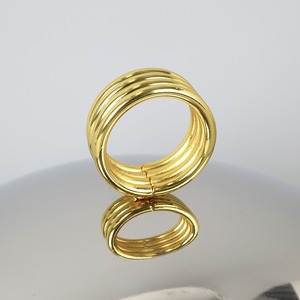 Platos de cena de acero inoxidable con borde dorado de 10 pulgadas de lujo, vajilla de precio barato para restaurante, boda, escuela y uso doméstico - Product Image 3