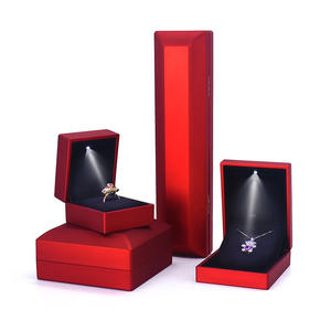 LED <b>Jewelry</b> <b>Gift</b> <b>Box</b> <b>for</b> Ring, Necklace, Bracelet & Earrings, Luxury Moissanite Display Case with Light - Product Image 1