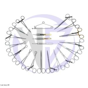 Kit de Instrumentos Quirúrgicos Veterinarios Ortopédicos para Tejidos Blandos, Manual, de Acero Inoxidable, para Uso en Hospitales y Clínicas - Product Image 5