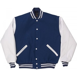 Chaqueta universitaria de ropa de diseño de béisbol para hombre Chaqueta universitaria Letterman con logotipo personalizado de fabricante OEM - Product Image 1