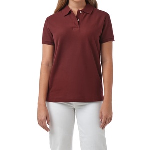 Nueva llegada de la mejor calidad 2025, camiseta Polo de dos botones a la moda para mujer, Camiseta deportiva para mujer con logotipo personalizado, camiseta Polo 2025 - Product Image 1