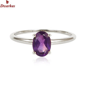 Haute qualité prix de gros 925 argent sterling rubis pierres précieuses sertissage bague en pierre naturelle pour femme filles bijoux - Product Image 6