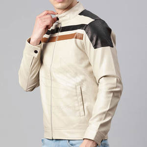 Factory Direct Sale Men Leather <b>Jacket</b> <b>Light</b> <b>Weight</b> Men Leather <b>Jacket</b> <b>Plus</b> <b>Size</b> Leather <b>Jacket</b> - Product Image 2