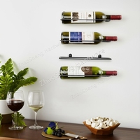 4Pcs Fashion Bar Display Shelf Storage Bear Champagne Organizer Wine Rack Wall Mounted Wine Bottle Holder