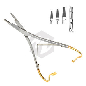 Porte-aiguille Mathieu Olsen Hegar de qualité supérieure en carbure de tungstène de qualité chirurgicale Suture Instruments médicaux 14cm - Product Image 1