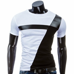 T-shirts pour hommes en tissu modal de coton personnalisé tendance 2026 - Product Image 3