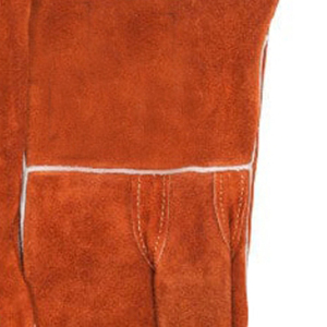 Gants de jardin chauffants industriels à usage intensif Conception fendue de vache Résistant aux coupures Fabriqué en cuir Équipement de protection de sécurité en polyester - Product Image 5
