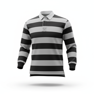 Polo de rugby classique unisexe rétro pull décontracté à manches longues - Product Image 1