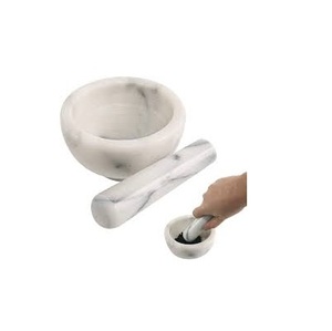 Meilleur produit ensemble de pilons à mortier en pierre de granit naturel de style supérieur Styles Design ensemble de pilon à mortier en marbre pur 100% approvisionnement en gros - Product Image 3