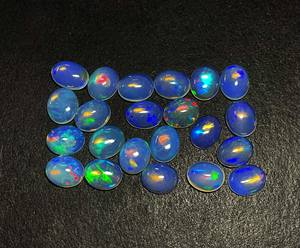 IGI certifié 5 carats opale de feu bleu éthiopien traité thermiquement cabochon ovale améthyste 9*11mm-20mm poire cristal GIA perle rouge naturelle - Product Image 5